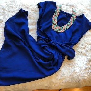 Blue Jacob Work Dress